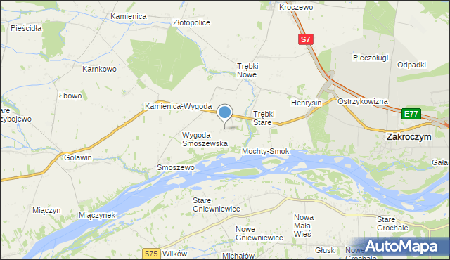 mapa Jaworowo-Trębki Stare, Jaworowo-Trębki Stare na mapie Targeo